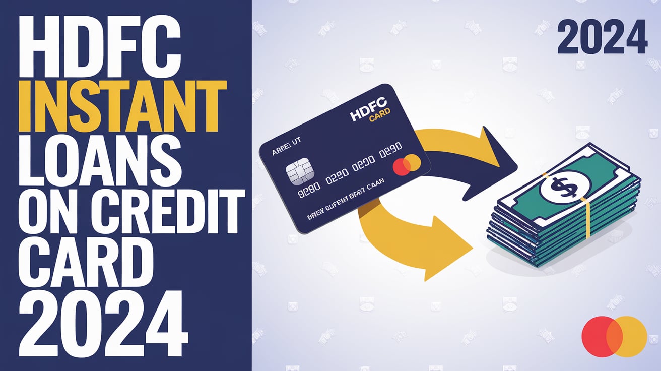 HDFC Instant Loans on Credit Card 2024: A Comprehensive Guide