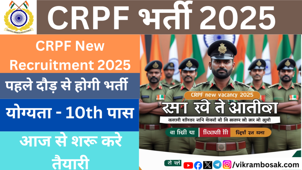 _CRPF New Vacancy 2025